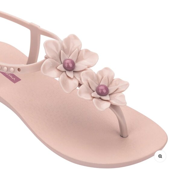 Ipanema Duo Flower T-Strap Sandal - Pink/Lilac - Picture 2 of 4